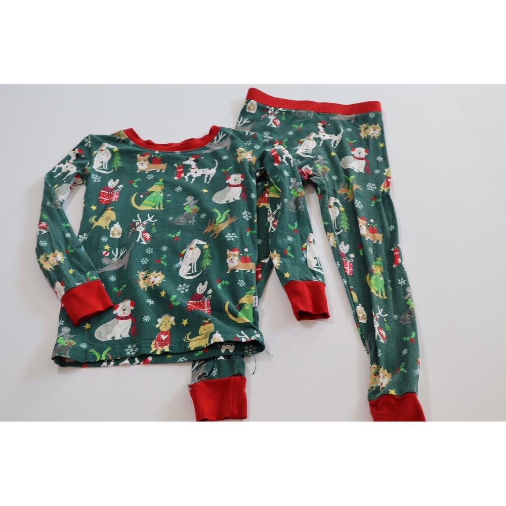 Little Sleepies Holiday Hounds Two-Piece Pajama Set 2T